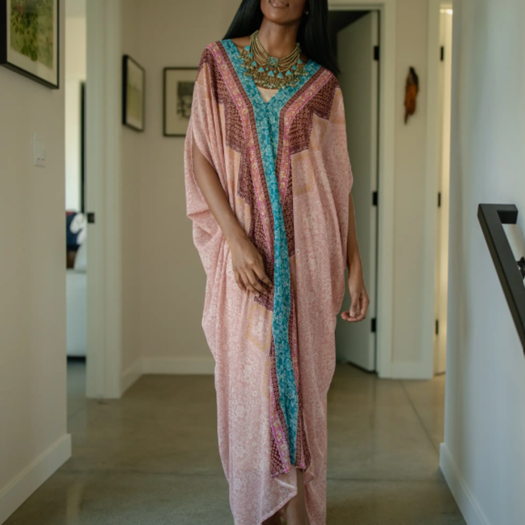 Charlotte Border Caftan by Jennafer Grace - Peepa's