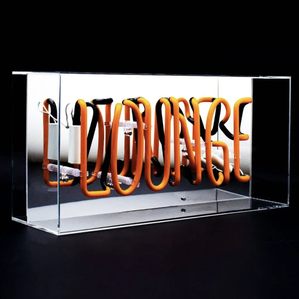 Locomocean Lounge Acrylic Box Neon Light