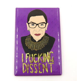 Citizen Ruth Rbg I Fucking Dissent Magnet