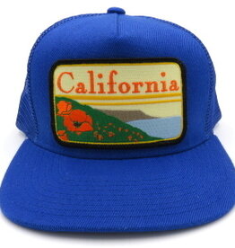 Bartbridge Clothing Co California blue trucker hat