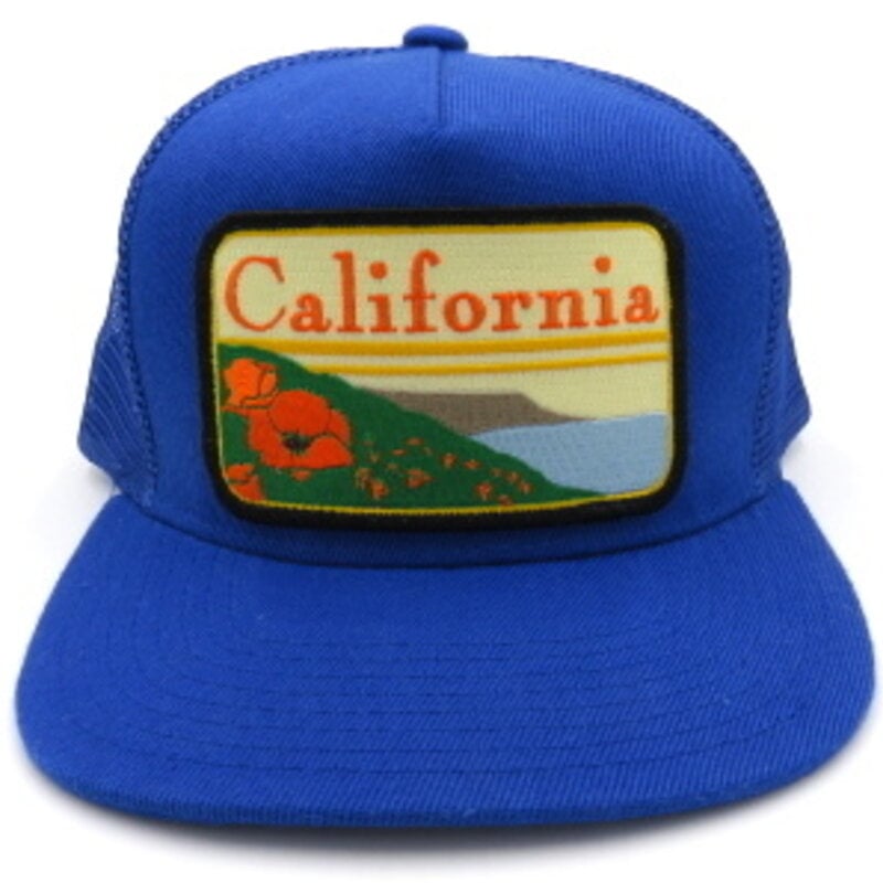 Bartbridge Clothing Co California blue trucker hat