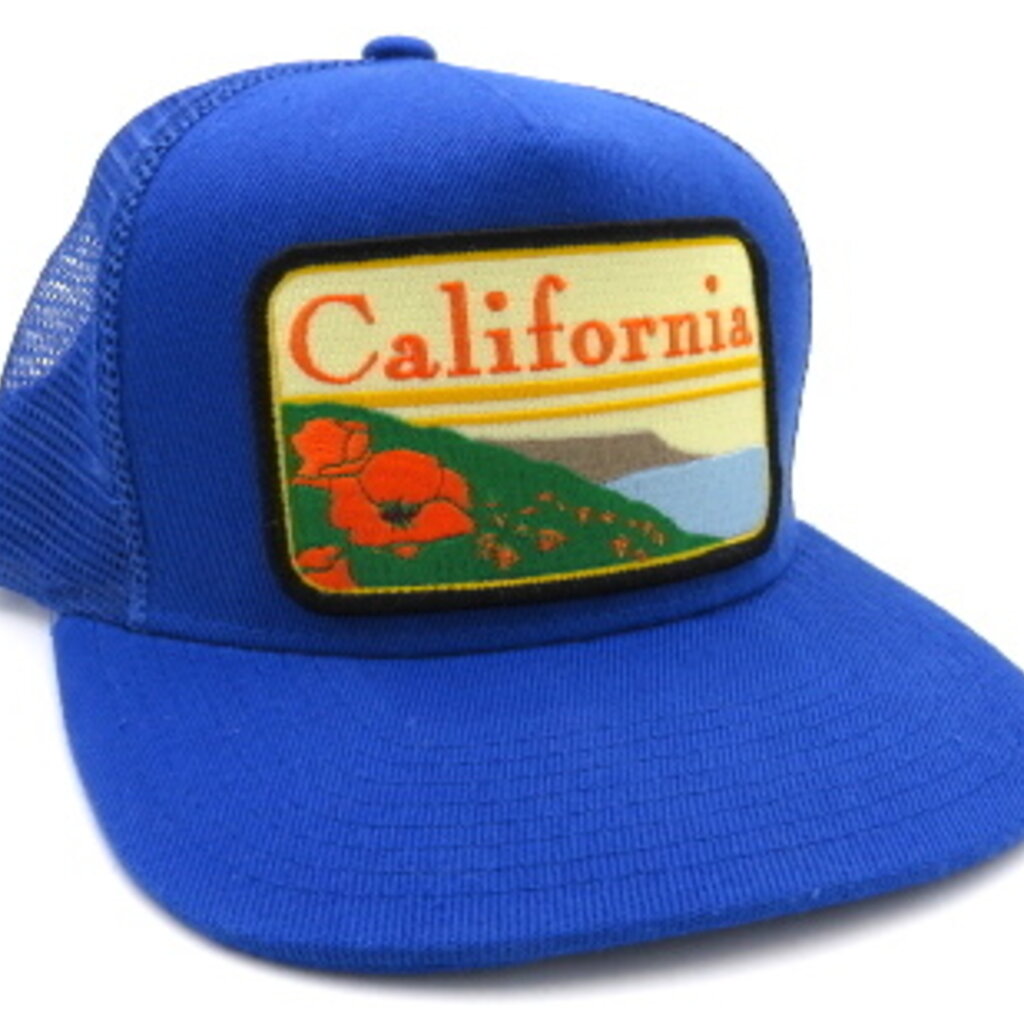 Bartbridge Clothing Co California blue trucker hat