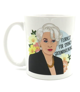 Citizen Ruth Devil Wears Prada spring florals mug