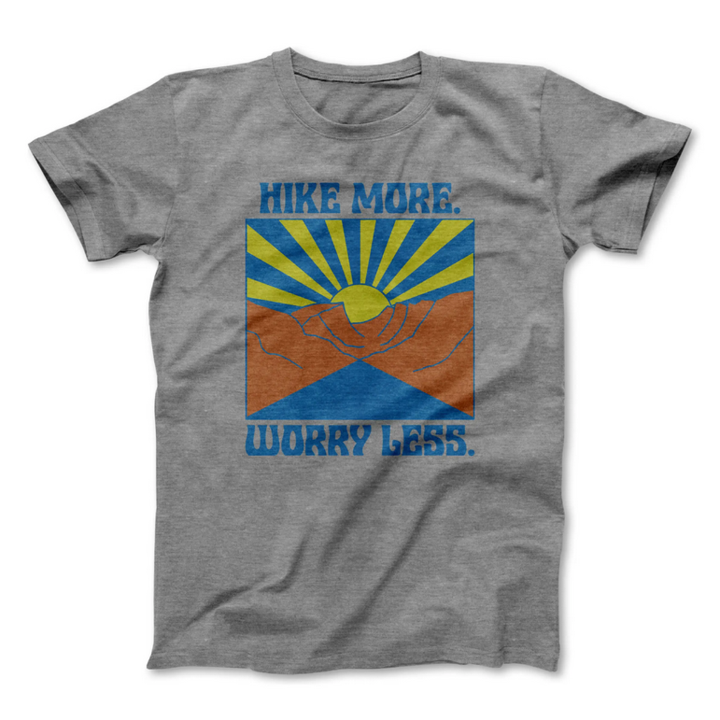 Rivet Apparel Hike more worry less  unisexy tee