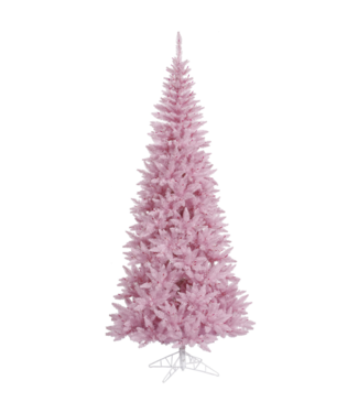 Vickerman Slim fir unlit/lit Pink tree