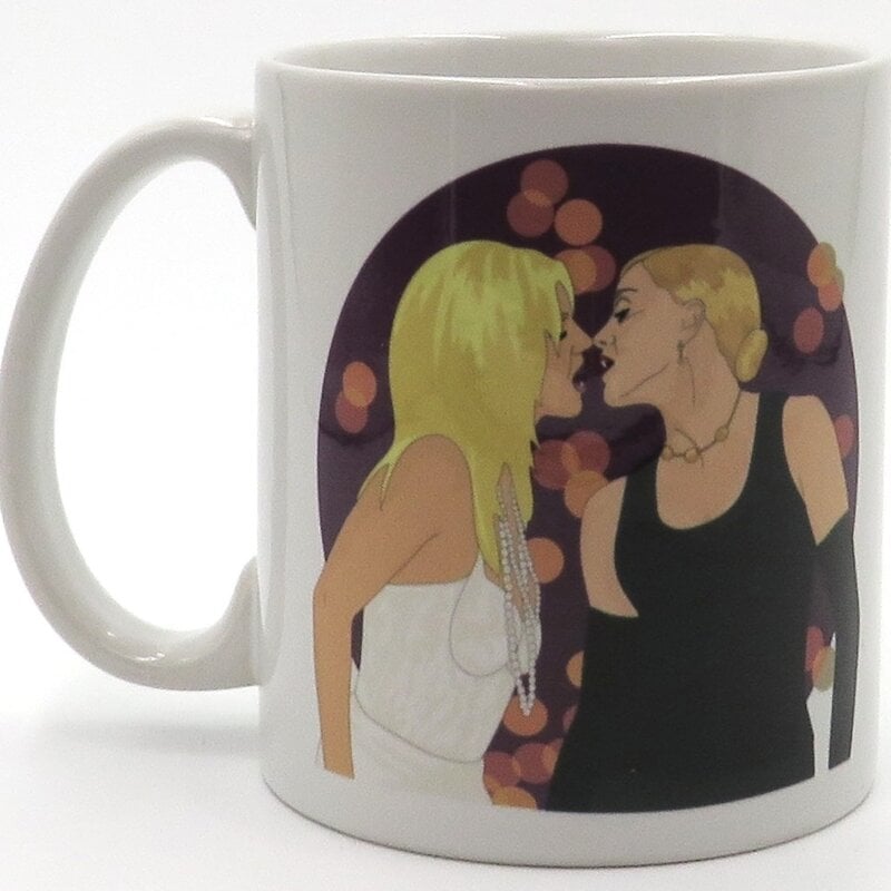 Citizen Ruth Madonna Britney VMA Kiss Mug