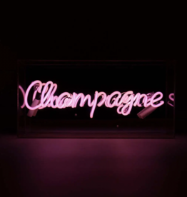 Locomocean Champagne Acrylic Box Neon Light