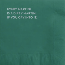 Sapling Press #640: Dirty Martini Napkins