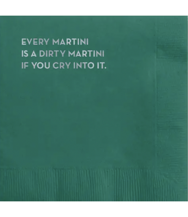 Sapling Press #640: Dirty Martini Napkins