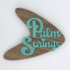 Peepa's Teal and Walnut Palm Springs Magnet