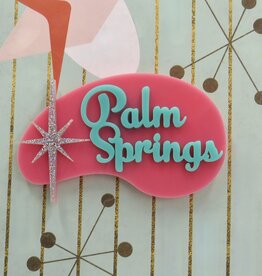 Peepa's Pink Palm Springs Magnet