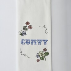 Bad Grandma Cunty tea towel