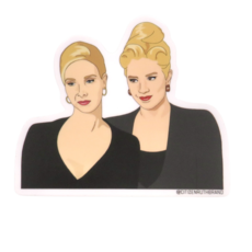 Citizen Ruth Romy and Michelle Sticker