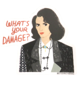 Citizen Ruth What's Your Damage Heather Sticker
