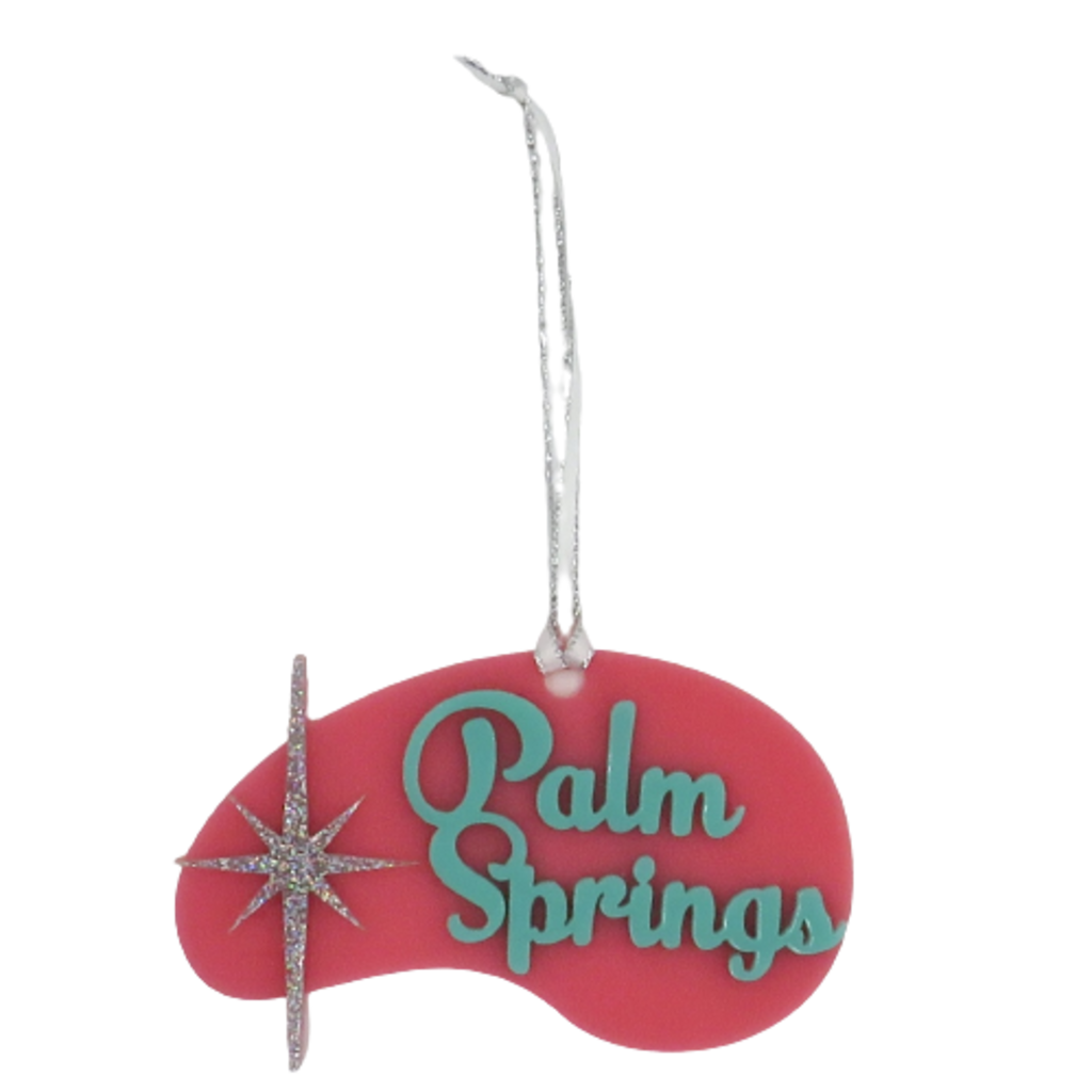 Peepa's Pink Palm Springs Ornament