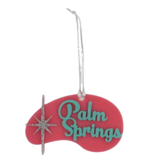 Peepa's Pink Palm Springs Ornament