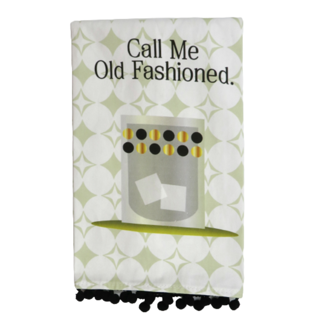 Mod Lounge Paper Co. Vintage Call Me Old Fashioned Tea Towel