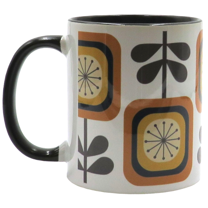 Mod Lounge Paper Co. Mid Mod Sunflower Mug