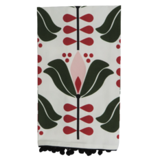 Mod Lounge Paper Co. Mid Mod Lotus Flower Tea Towel