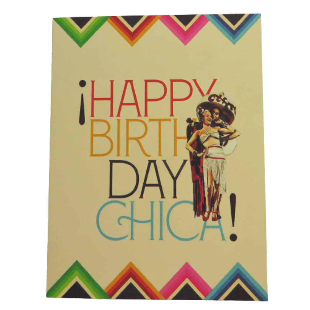 Offensive & Delightful GR54 Happy Birthday Chica Card