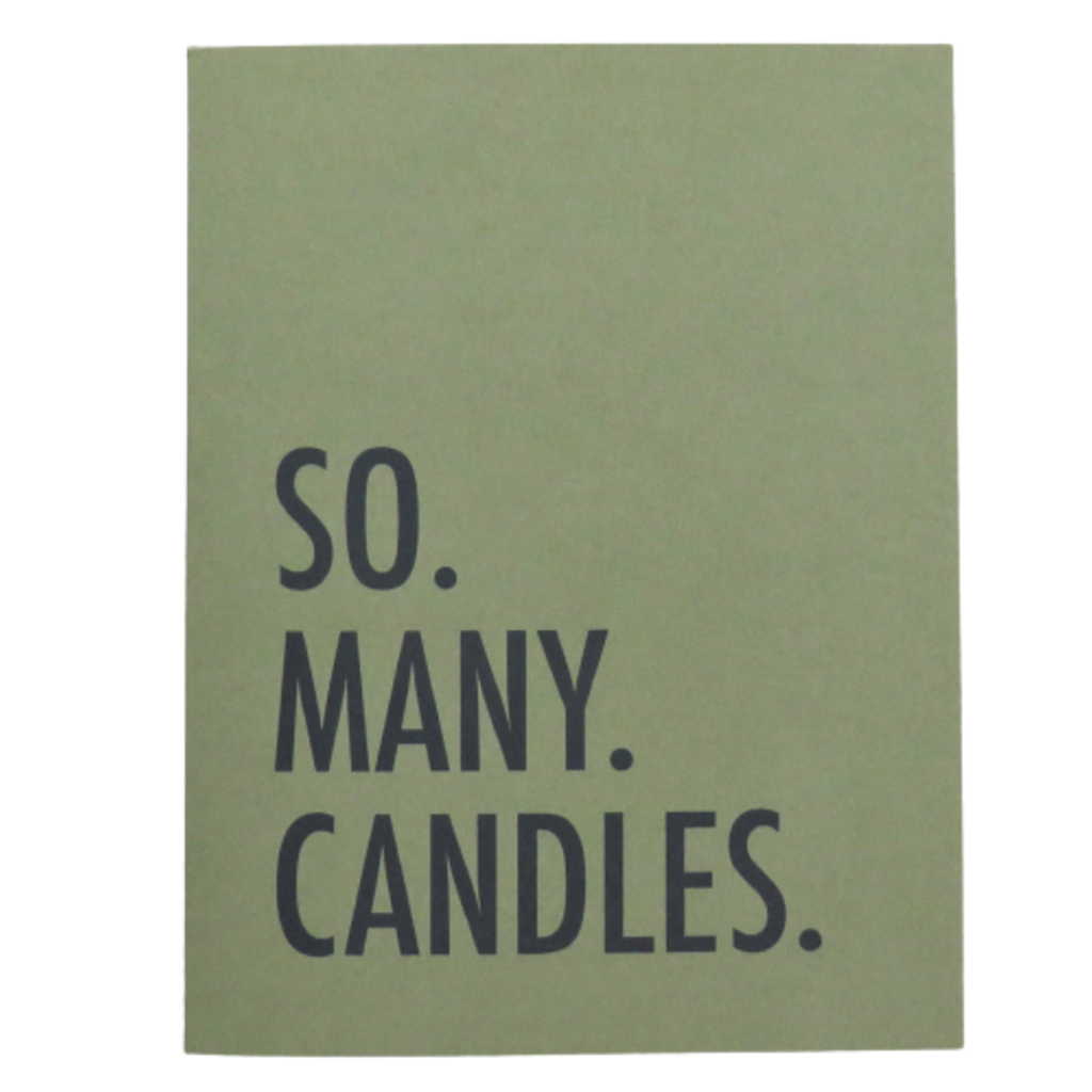 Modern Wit BD007 So Many Candles Card