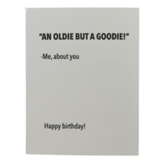 Pretty Alright Goods An Oldie But A Goodie Card