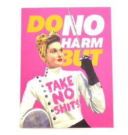 Offensive & Delightful Do No Harm Card