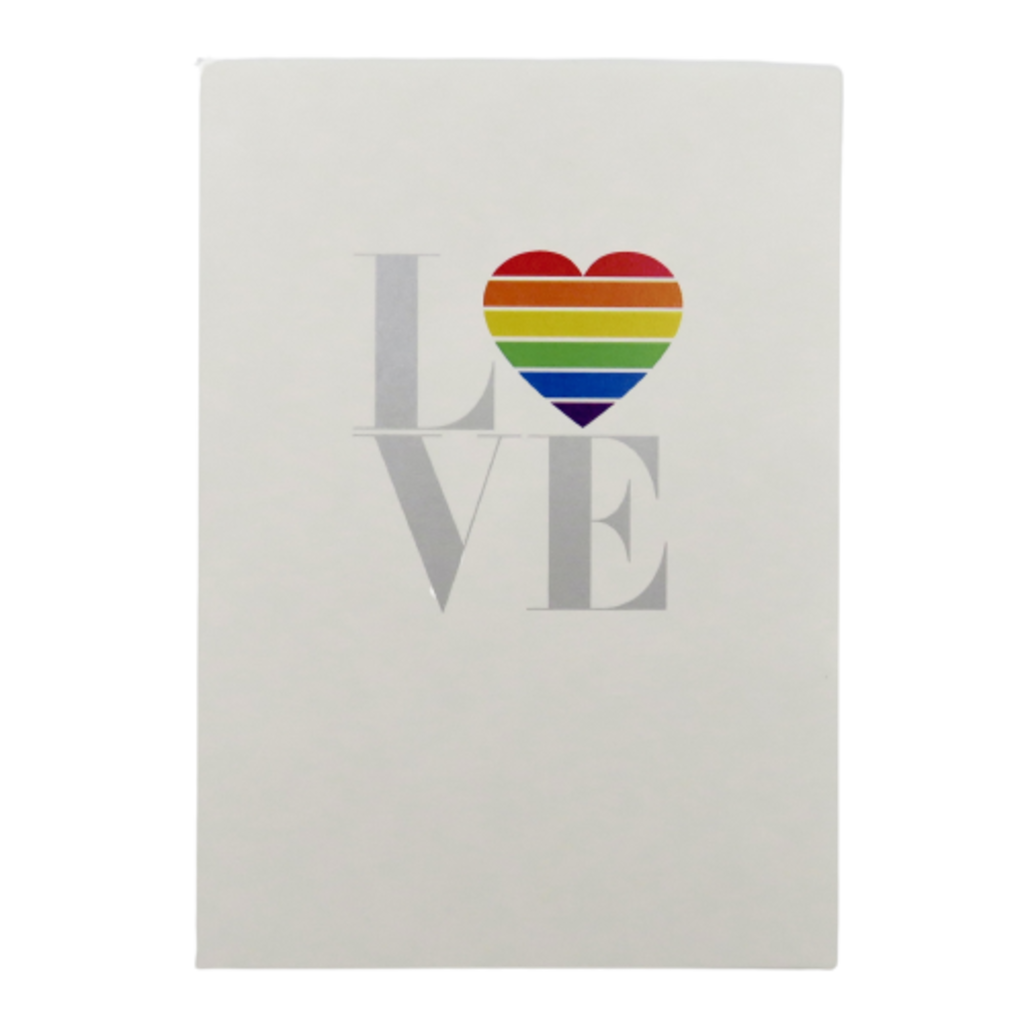 Design With Heart LG01 Love Rainbow Heart Love Card