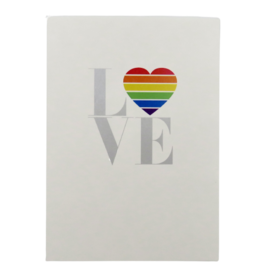Design With Heart LG01 Love Rainbow Heart Love Card