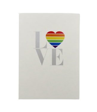 Design With Heart Love Rainbow Heart Love Card
