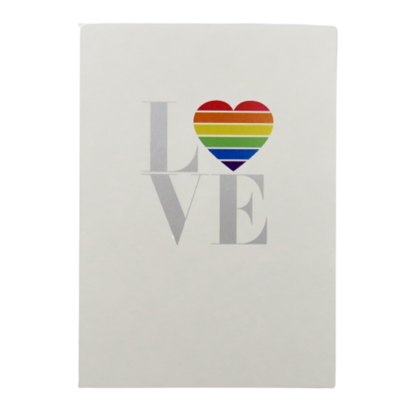 Design With Heart LG01 Love Rainbow Heart Love Card