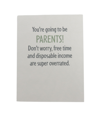 Modern Wit CG001 You're Going To Be Parents New Baby Card