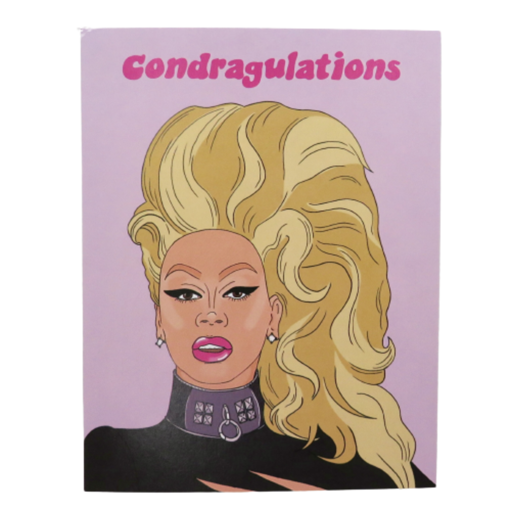 Party Mountain Paper Company Condragulations RuPaul Card