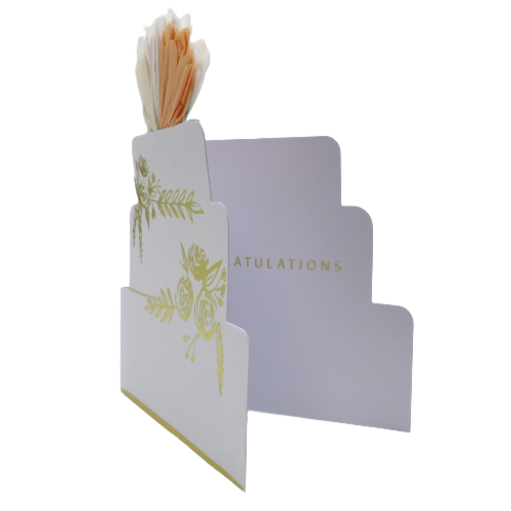 MeriMeri Wedding Cake Stand Up Card