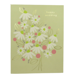 Snow & Graham Wedding Daisy Bouquet Card