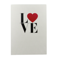 Design With Heart LV04 Love Red Heart Card