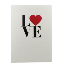 Design With Heart LV04 Love Red Heart Card