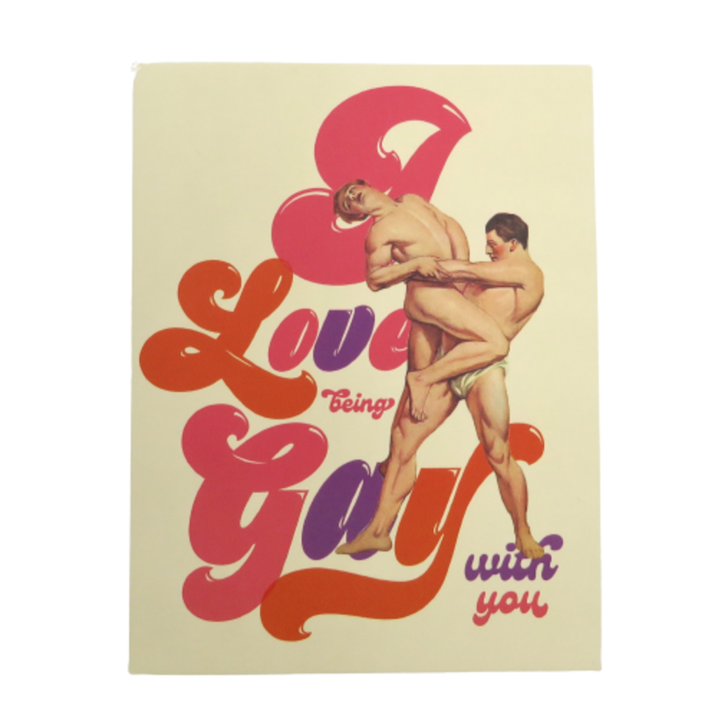 Offensive & Delightful GY18 I Love Being Gay Card