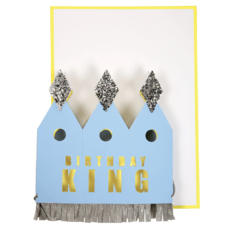 MeriMeri Birthday King Crown Card