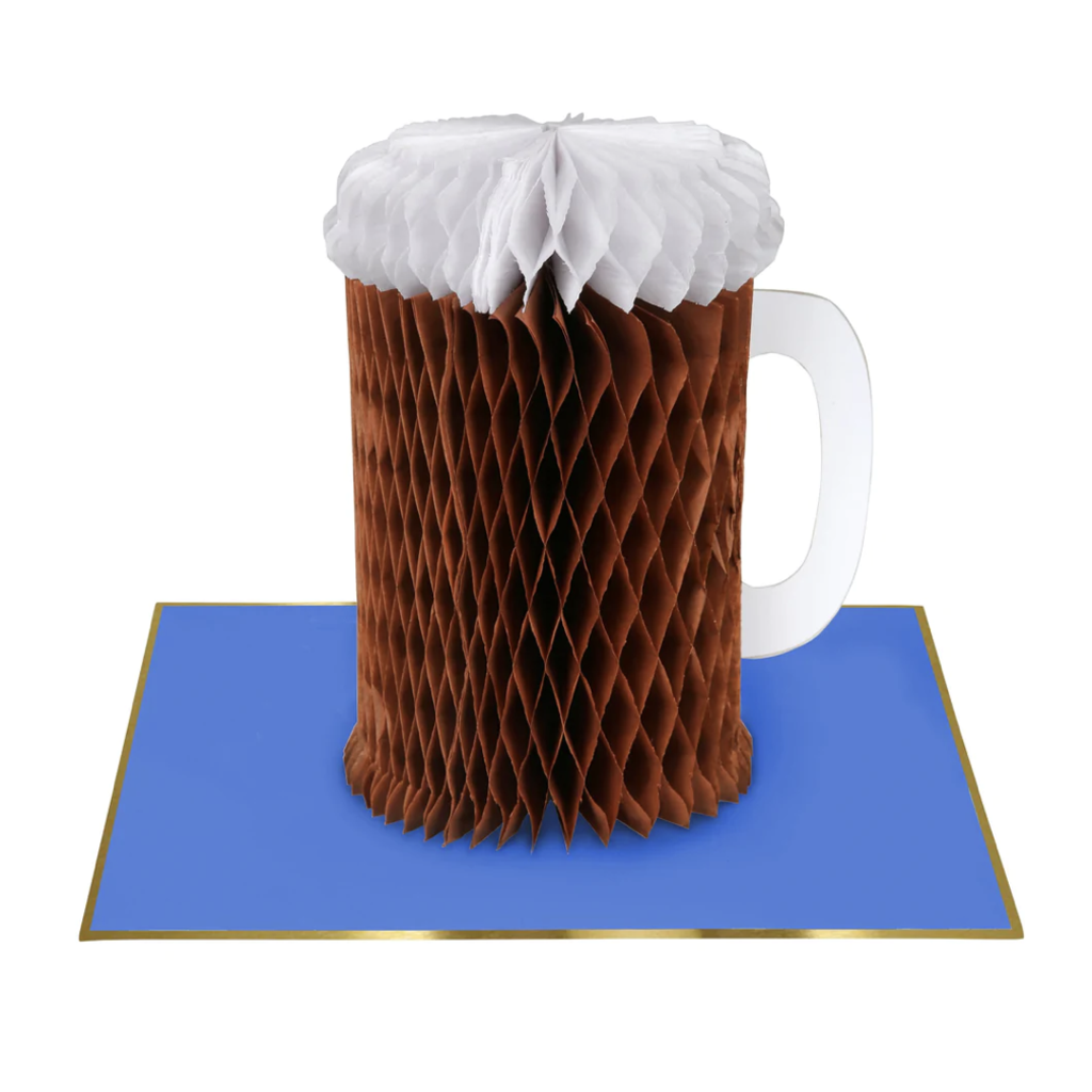 MeriMeri Happy Beer-Day Honeycomb Card