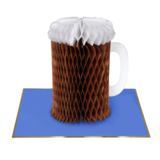 MeriMeri Happy Beer-Day Honeycomb Card