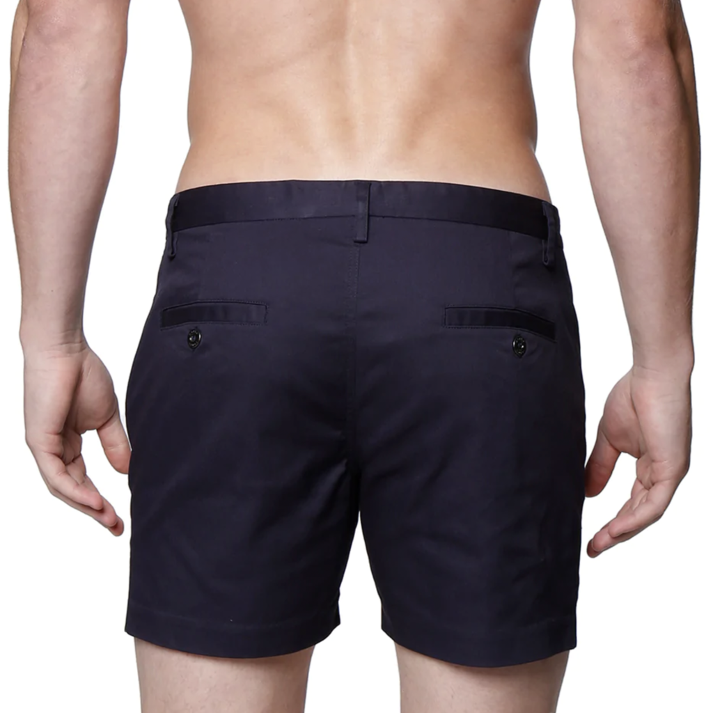 Parke & Ronen Holler 5" cotton/spandex shorts