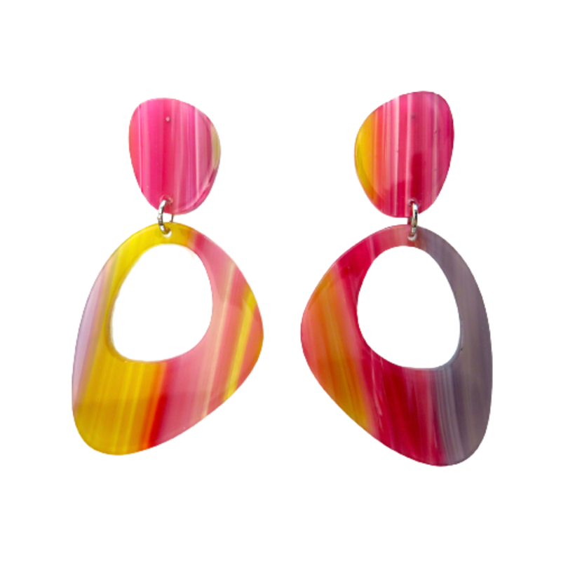 Peepa's Accessories Organic Shape Drop Earrings