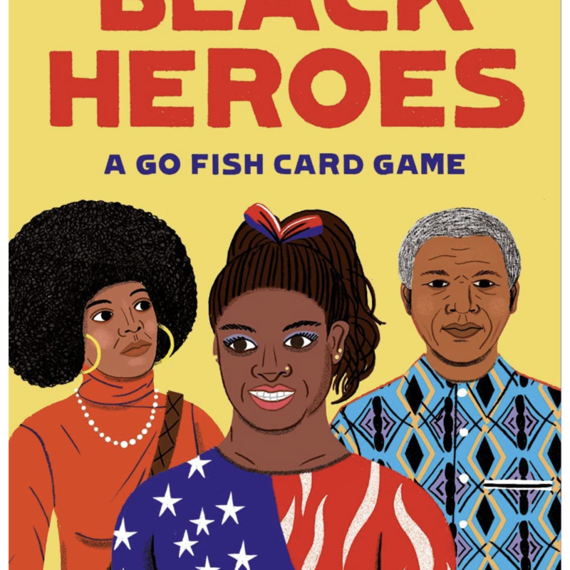 Chronicle Books Black Heroes Go Fish Card Game