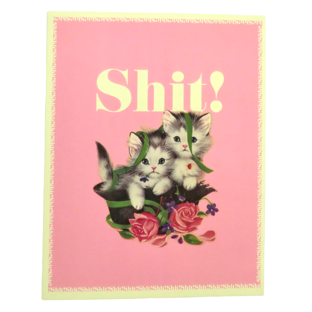 Offensive & Delightful NW15 Shit Kittens Card