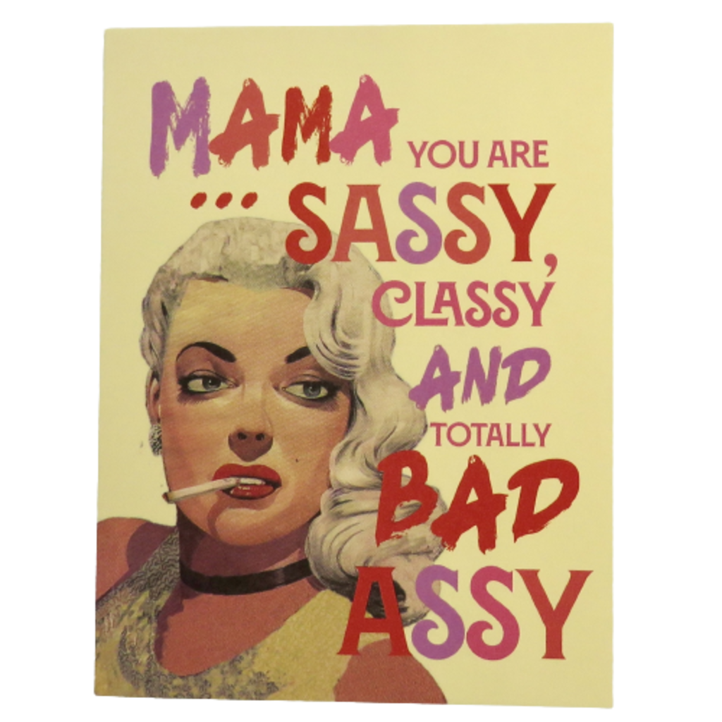 Offensive & Delightful GR38 Sassy Classy And Bad Assy Card