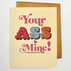 Offensive & Delightful LV02 Your Ass Is Mine Card