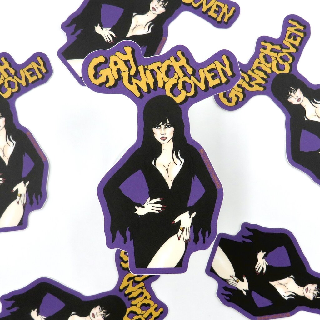 Citizen Ruth Elvira Gay Witch Sticker