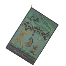 Cody Foster Tropicale Restaurant Menu Ornament