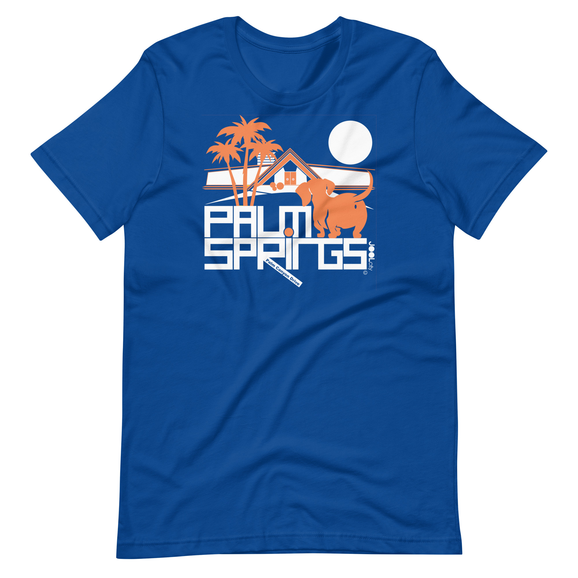 Posh Pup unisexy graphic tee Blue - Peepa's